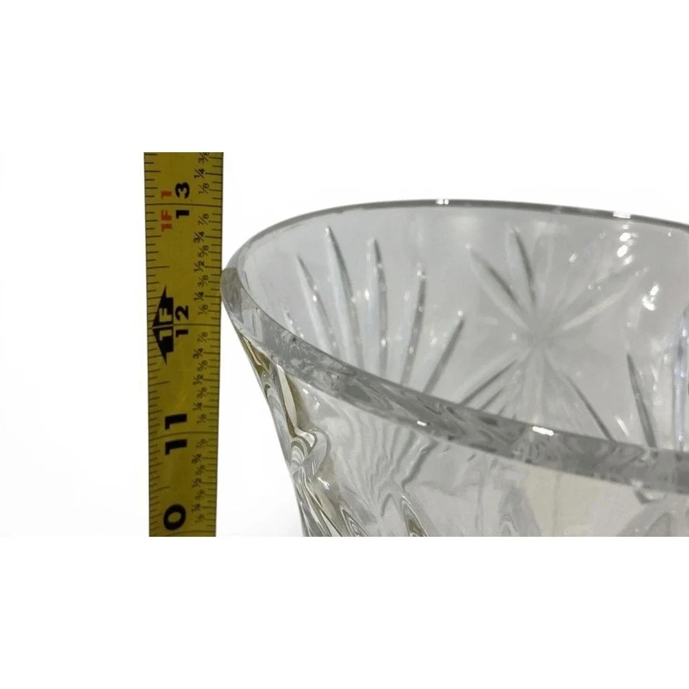 Vintage Shannon Irish Crystal Boudoir Lamp Brass Base By Godinger Art Co